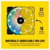 Ventilator carcasa Corsair LL140 RGB Dual Light Loop RGB LED PWM Fan 140mm, PWM, RGB, pachet x2