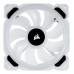 Ventilator carcasa Corsair LL120 RGB Dual Light Loop White 120mm, PWM, RGB, Alb