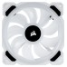 Ventilator carcasa Corsair LL120 RGB Dual Light Loop White 120mm, PWM, RGB, Alb