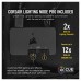 Ventilator carcasa Corsair LL120 RGB Dual Light Loop White 120mm, PWM, RGB, Alb, pachet x3 Ventilator carcasa Corsair LL120 RGB Dual Light Loop White 120mm, PWM, RGB, Alb, pachet x3