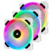 Ventilator carcasa Corsair LL120 RGB Dual Light Loop White 120mm, PWM, RGB, Alb, pachet x3 Ventilator carcasa Corsair LL120 RGB Dual Light Loop White 120mm, PWM, RGB, Alb, pachet x3