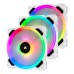 Ventilator carcasa Corsair LL120 RGB Dual Light Loop White 120mm, PWM, RGB, Alb, pachet x3 Ventilator carcasa Corsair LL120 RGB Dual Light Loop White 120mm, PWM, RGB, Alb, pachet x3