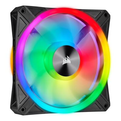 Ventilator carcasa Corsair iCUE QL140 RGB 140mm, PWM, RGB