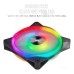 Ventilator carcasa Corsair iCUE QL140 RGB 140mm, PWM, RGB