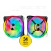 Ventilator carcasa Corsair iCUE QL140 RGB 140mm, PWM, RGB Ventilator carcasa Corsair iCUE QL140 RGB 140mm, PWM, RGB