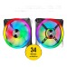 Ventilator carcasa Corsair iCUE QL140 RGB 140mm, PWM, RGB
