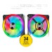 Ventilator carcasa Corsair iCUE QL140 RGB 140mm PWM Dual Fan Kit with Lighting Node CORE, PWM, RGB, pachet x2 Ventilator carcasa Corsair iCUE QL140 RGB 140mm PWM Dual Fan Kit with Lighting Node CORE, PWM, RGB, pachet x2