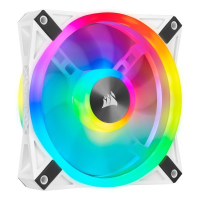 Ventilator carcasa Corsair iCUE QL120 RGB White 120mm, PWM, RGB, Alb Ventilator carcasa Corsair iCUE QL120 RGB White 120mm, PWM, RGB, Alb