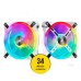 Ventilator carcasa Corsair iCUE QL120 RGB White 120mm, PWM, RGB, Alb Ventilator carcasa Corsair iCUE QL120 RGB White 120mm, PWM, RGB, Alb