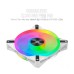 Ventilator carcasa Corsair iCUE QL140 RGB 140mm, PWM, RGB, Alb Ventilator carcasa Corsair iCUE QL140 RGB 140mm, PWM, RGB, Alb