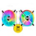 Ventilator carcasa Corsair iCUE QL140 RGB 140mm, PWM, RGB, Alb Ventilator carcasa Corsair iCUE QL140 RGB 140mm, PWM, RGB, Alb