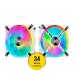 Ventilator carcasa Corsair iCUE QL140 RGB 140mm, PWM, RGB, Alb Ventilator carcasa Corsair iCUE QL140 RGB 140mm, PWM, RGB, Alb