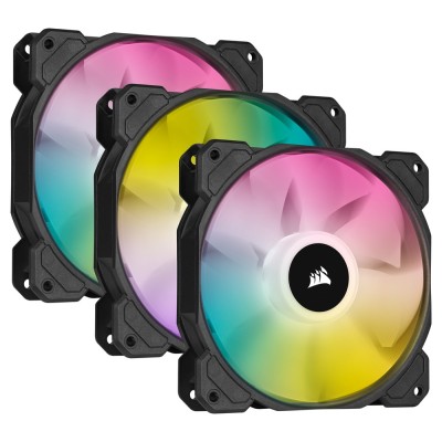 Ventilator carcasa Corsair iCUE SP120 RGB ELITE Performance 120mm, PWM, RGB, pachet x3 Ventilator carcasa Corsair iCUE SP120 RGB ELITE Performance 120mm, PWM, RGB, pachet x3