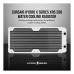 Radiator watercooling Corsair Hydro X XR5 280mm, Alb