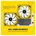 Ventilator carcasa Corsair Hydro X Series XR5 280mm Water Cooling Radiator 140mm, Performanta, Alb, pachet x2 Ventilator carcasa Corsair Hydro X Series XR5 280mm Water Cooling Radiator 140mm, Performanta, Alb, pachet x2