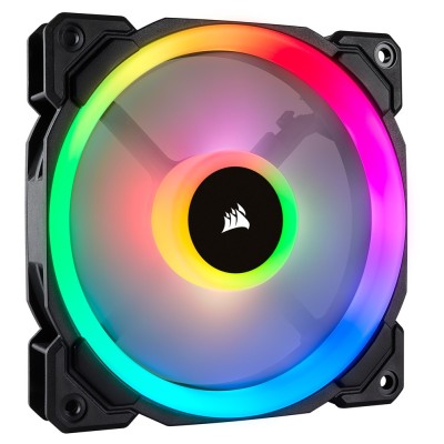 Ventilator carcasa Corsair LL120 RGB 120mm Dual Light Loop RGB LED PWM Fan, PWM, RGB Ventilator carcasa Corsair LL120 RGB 120mm Dual Light Loop RGB LED PWM Fan, PWM, RGB