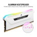 Memorie RAM Corsair Vengeance RGB PRO SL, 8GB DDR4, 3200MHz, CL16, Alb Memorie RAM Corsair Vengeance RGB PRO SL, 8GB DDR4, 3200MHz, CL16, Alb