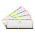 Memorie RAM Corsair Dominator Platinum RGB, 32GB (4x8GB) DDR4, 3200MHz, CL16, Quad Channel, Alb