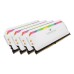 Memorie RAM Corsair Dominator Platinum RGB, 32GB (4x8GB) DDR4, 3200MHz, CL16, Quad Channel, Alb