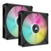 Ventilator carcasa Corsair iCUE ML140 RGB ELITE Premium 140mm, PWM, RGB, pachet x2 Ventilator carcasa Corsair iCUE ML140 RGB ELITE Premium 140mm, PWM, RGB, pachet x2
