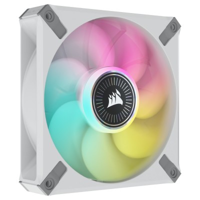 Ventilator carcasa Corsair iCUE ML120 RGB ELITE Premium 120mm, PWM, RGB, Alb