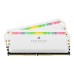 Memorie RAM Corsair DOMINATOR PLATINUM RGB, 16GB (2x8GB) DDR4, 3200MHz, CL16, Dual Channel, Alb