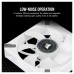 Ventilator carcasa Corsair iCUE ML120 RGB ELITE Premium 120mm, PWM, RGB, Alb, pachet x3