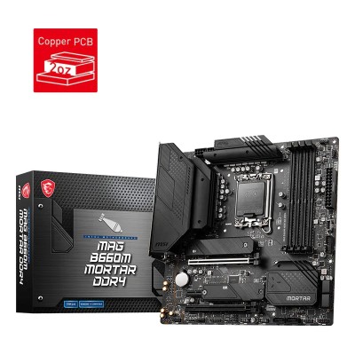 Placa de baza MSI MAG B660M MORTAR DDR4, Intel B660, LGA 1700, mATX, DDR4 Placa de baza MSI MAG B660M MORTAR DDR4, Intel B660, LGA 1700, mATX, DDR4