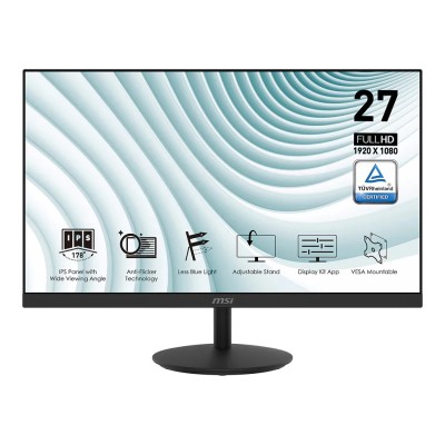 Monitor MSI PRO MP271 27 inch, 1920 x 1080 px, IPS, 75 Hz Monitor MSI PRO MP271 27 inch, 1920 x 1080 px, IPS, 75 Hz
