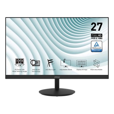 Monitor MSI PRO MP271 27 inch, 1920 x 1080 px, IPS, 75 Hz Monitor MSI PRO MP271 27 inch, 1920 x 1080 px, IPS, 75 Hz