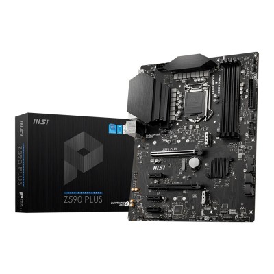 Placa de baza MSI Z590 PLUS, Intel Z590, LGA 1200, ATX, DDR4 Placa de baza MSI Z590 PLUS, Intel Z590, LGA 1200, ATX, DDR4