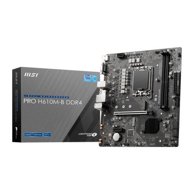 Placa de baza MSI PRO H610M-B DDR4, Intel H610, LGA 1700, mATX, DDR4 Placa de baza MSI PRO H610M-B DDR4, Intel H610, LGA 1700, mATX, DDR4