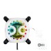 Ventilator carcasa Corsair Hydro X Series XC7 RGB CPU Water Block, RGB, Alb