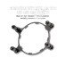 Ventilator carcasa Corsair Hydro X Series XC7 RGB CPU Water Block, RGB, Alb