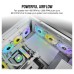 Ventilator carcasa Corsair iCUE ML140 RGB ELITE Premium 140mm, PWM, RGB, Alb Ventilator carcasa Corsair iCUE ML140 RGB ELITE Premium 140mm, PWM, RGB, Alb