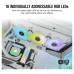 Ventilator carcasa Corsair iCUE ML140 RGB ELITE Premium 140mm, PWM, RGB, Alb Ventilator carcasa Corsair iCUE ML140 RGB ELITE Premium 140mm, PWM, RGB, Alb