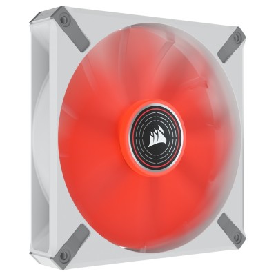 Ventilator carcasa Corsair ML140 LED ELITE Red Premium 140mm, PWM, LED Roșu