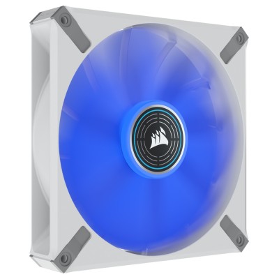 Ventilator carcasa Corsair ML140 LED ELITE Blue Premium 140mm, PWM, LED Albastru, Alb