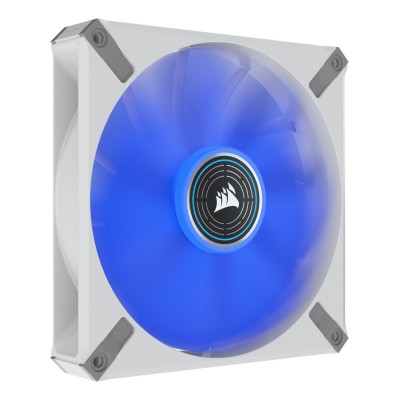 Ventilator carcasa Corsair ML140 LED ELITE Blue Premium 140mm, PWM, LED Albastru, Alb