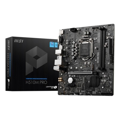 Placa de baza MSI H510M PRO, Intel H510, LGA 1200, mATX, DDR4