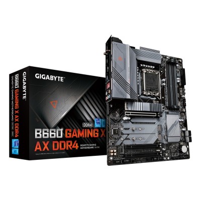 Placa de baza Gigabyte B660 GAMINGX AX D4, Intel B660, LGA 1700, ATX, DDR4, Wi‑Fi 6E