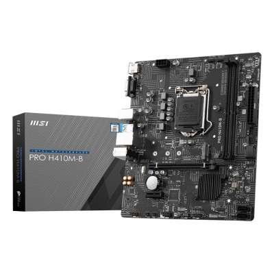 Placa de baza MSI PRO H410M-B, Intel H510, LGA 1200, mATX, DDR4