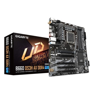 Placa de baza Gigabyte B660 DS3H AX DDR4, Intel B660, LGA 1700, ATX, DDR4, Wi‑Fi 6E