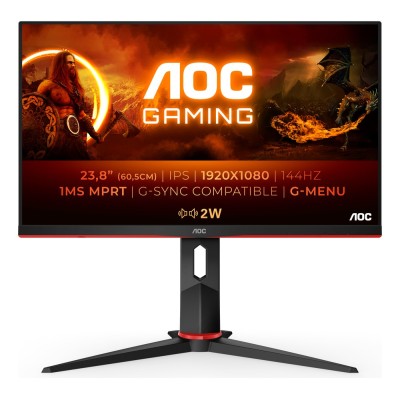 Monitor AOC 24G2AE/BK 23.6 inch, 1920 x 1080 px, IPS, 144 Hz, Gaming