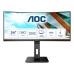 Monitor AOC CU34P2C 34 inch, 3440 x 1440 px, VA, 100 Hz, Curbat, Gaming