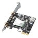 Placa de retea Gigabyte Wireless + Bluetooth, Wi-Fi 6 AX2400, PCIe, + Bluetooth 5.1