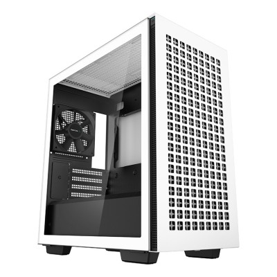 Carcasa DeepCool CH370 WH Mid Tower, tempered glass, Alb Carcasa DeepCool CH370 WH Mid Tower, tempered glass, Alb