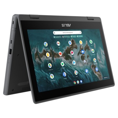 Laptop Asus Chromebook Flip CR1 cu procesor Intel Celeron N4500 până la 2.8 GHz, 11.6 Laptop Asus Chromebook Flip CR1 cu procesor Intel Celeron N4500 până la 2.8 GHz, 11.6