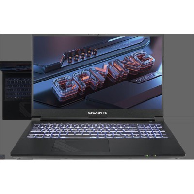 Laptop Gigabyte GB G5 I5 16G 512G RTX3050TI FREE DOS gaming cu procesor Intel Core i5-12500H, 15.6