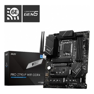 Placa de baza MSI PRO Z790-P WIFI D4, Intel Z790, LGA 1700, ATX, DDR4